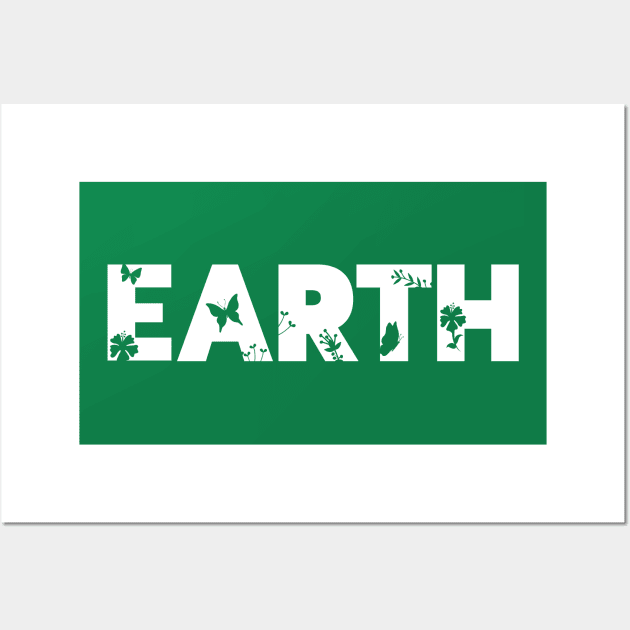 EARTH Wall Art by NobleTeeShop